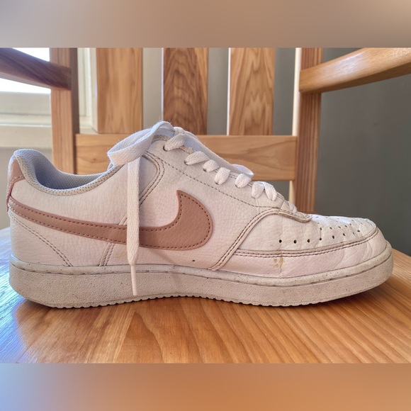Nike Rose/Beige and White Sneakers - Picture 5 of 8